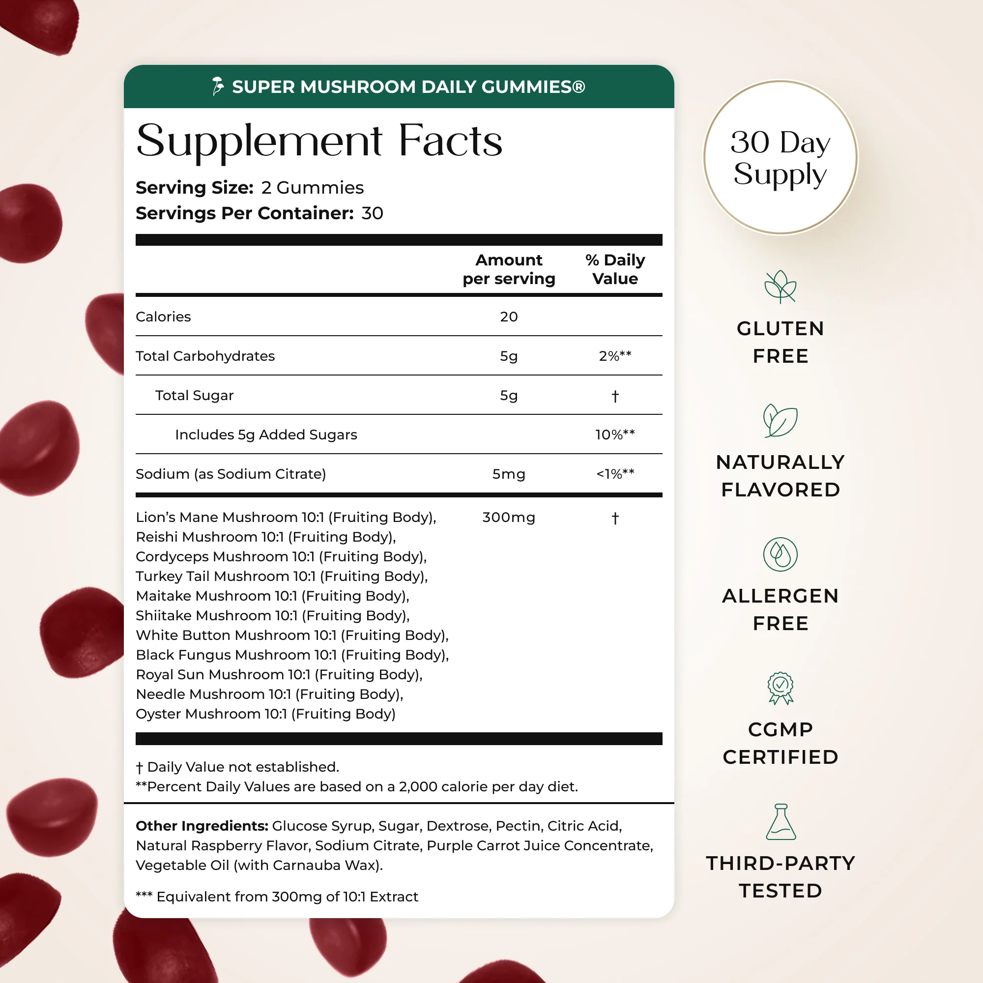 Super Mushroom Daily Gummies - Image 6